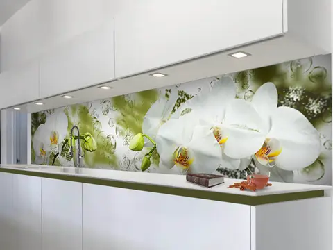 Szkło do kuchni orchidea