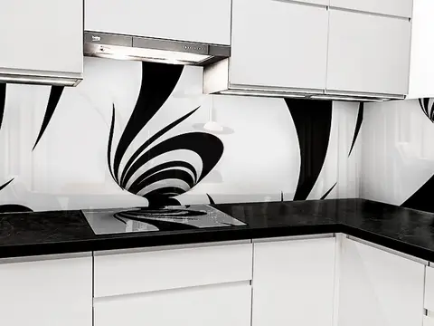 Panel szklany abstrakcja 3d