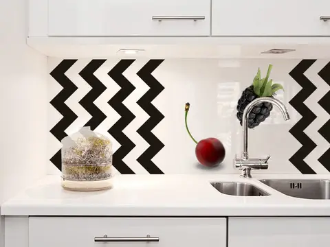 Panel szklany do kuchni wzór